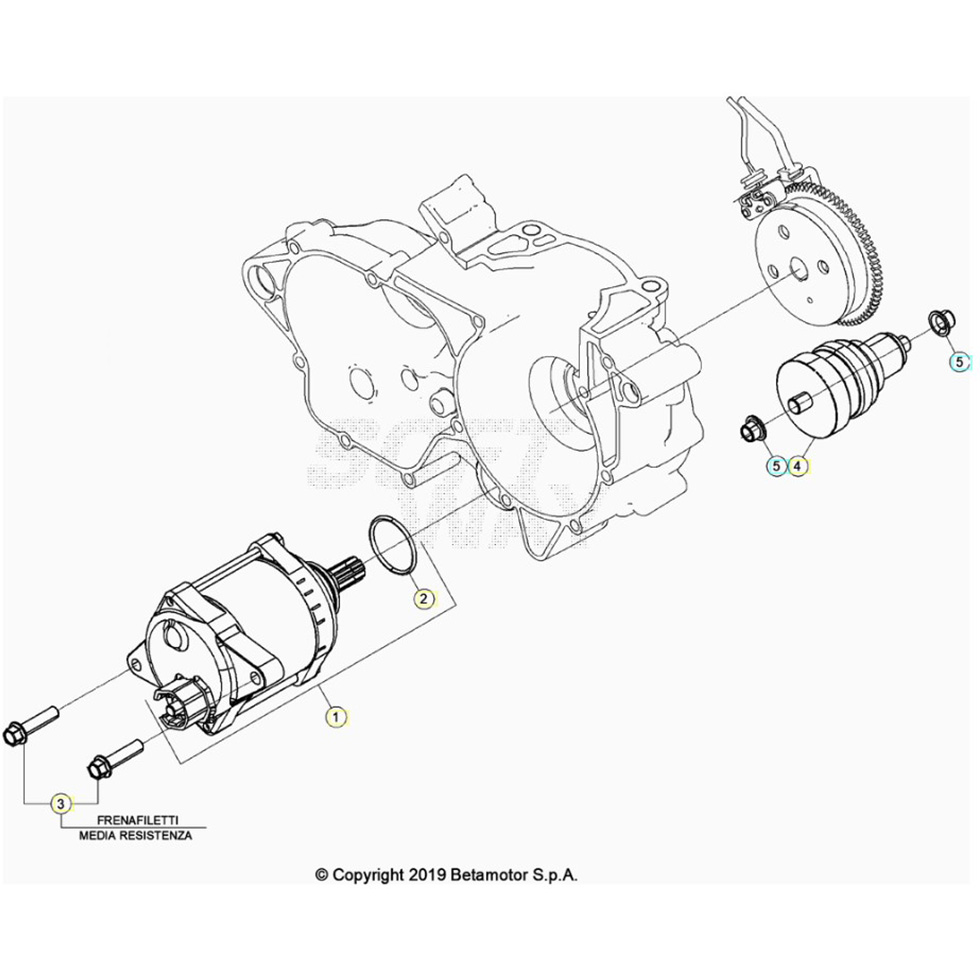 Beta RX300 25 Elektrostarter Ersatzteile